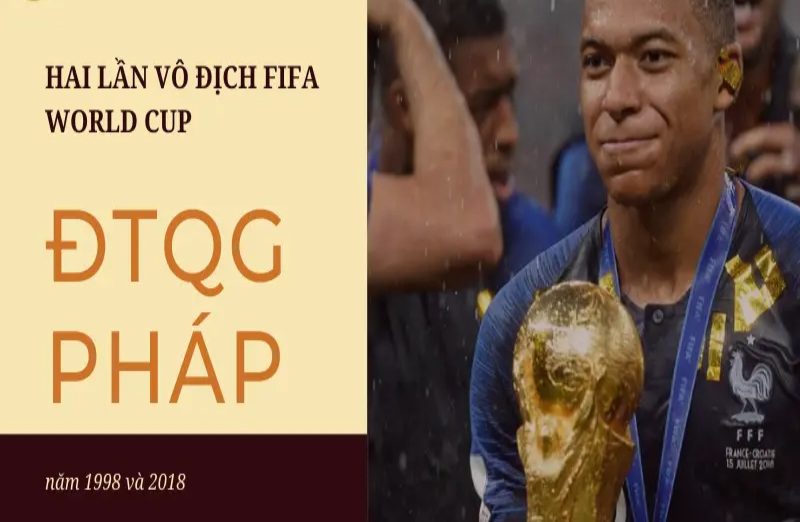 ĐTQG Pháp vô địch World Cup bao nhiêu lần?