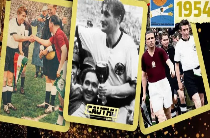 5 trận đấu nhiều bàn thắng nhất thế giới – World Cup 1954